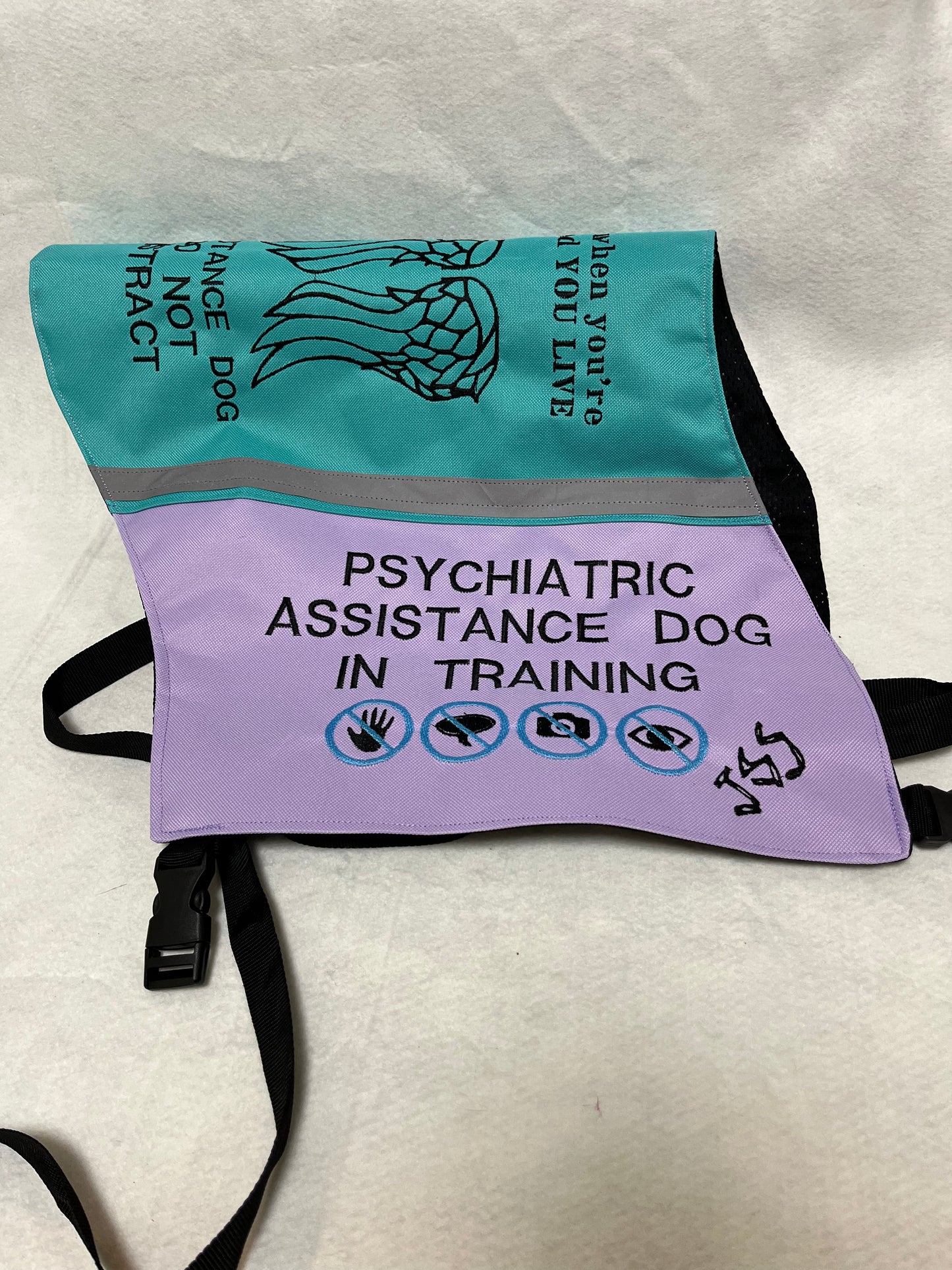 Custom dog vest/cape