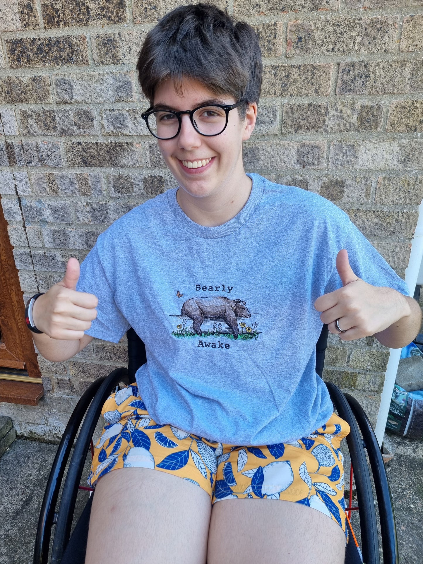 Bearly awake t shirt