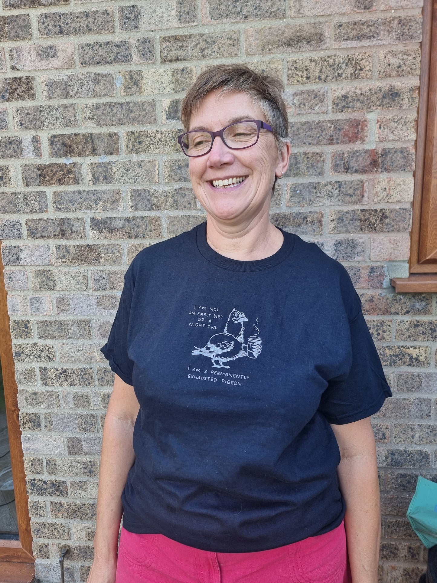 Exhausted pigeon t shirt