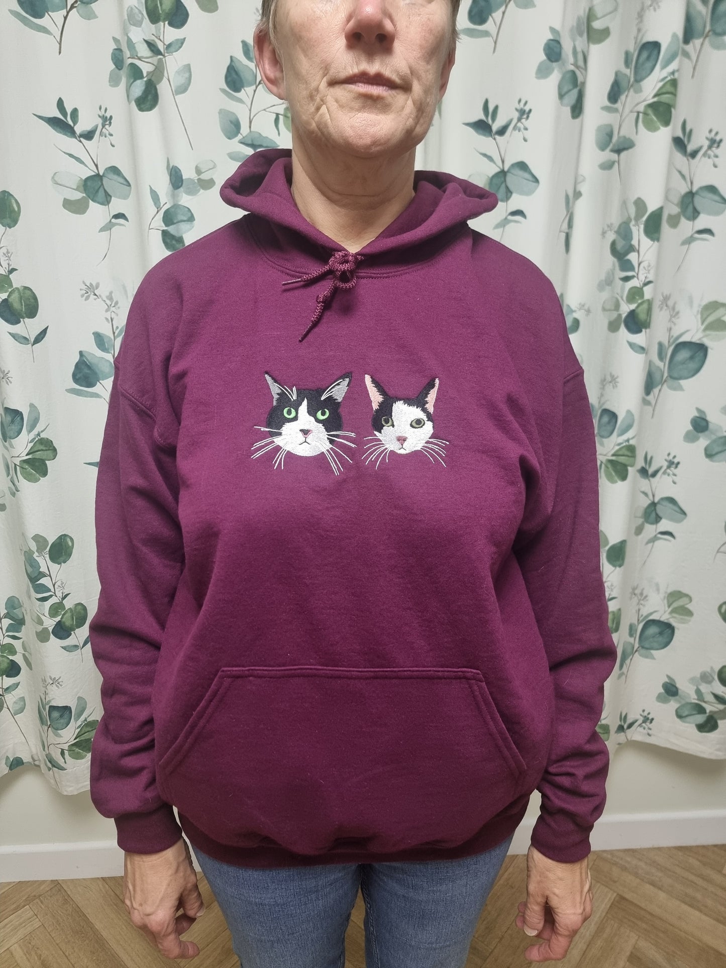 Pet portrait hoodies