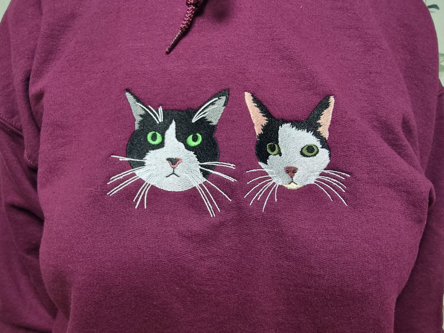 Pet portrait hoodies