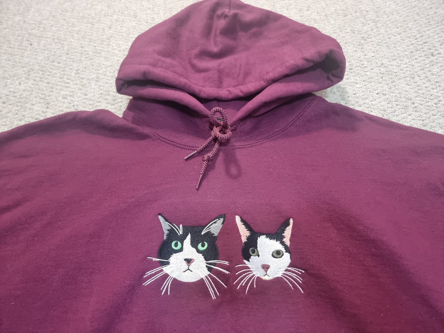 Pet portrait hoodies