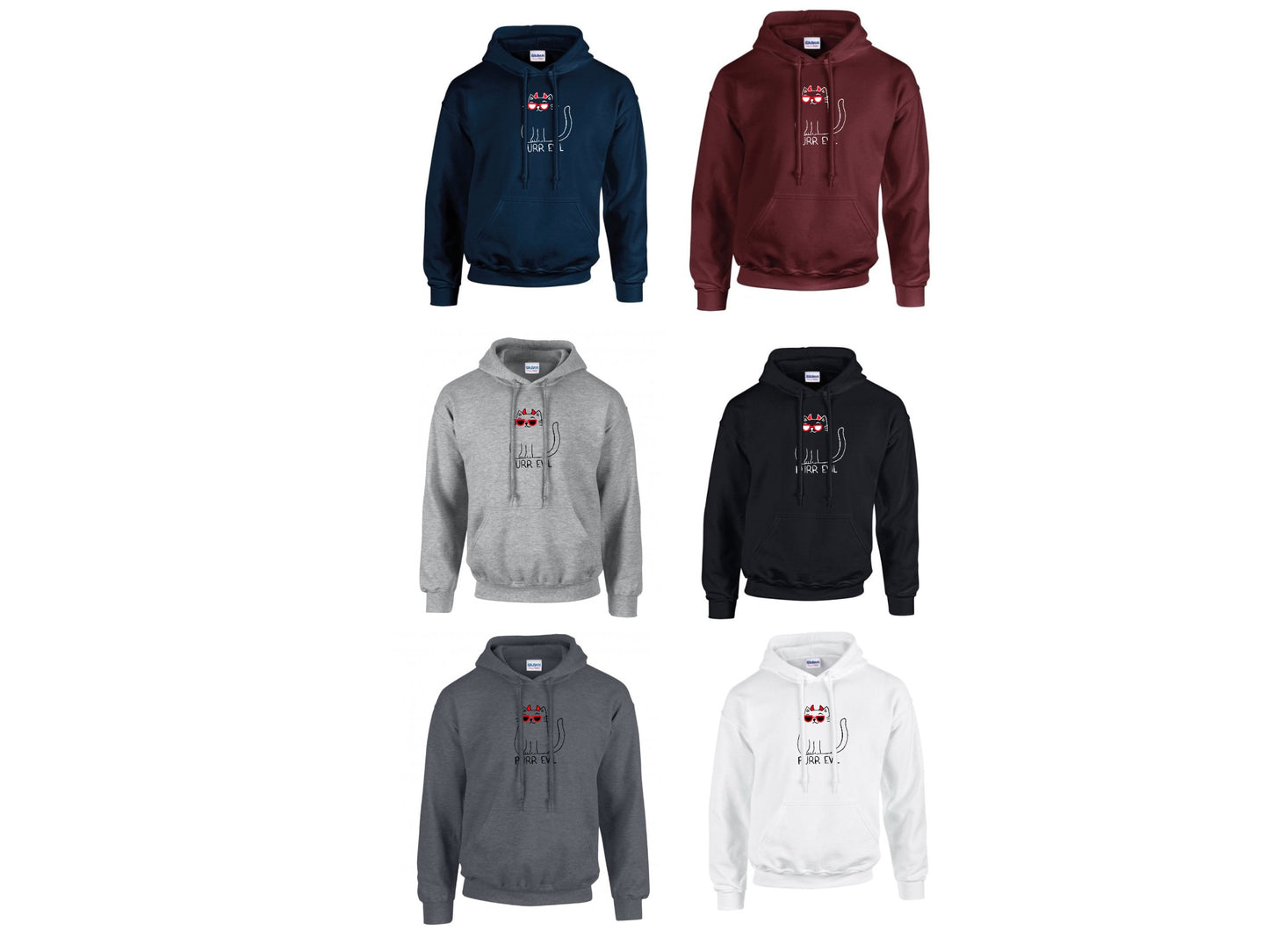 Purr evil hoodie