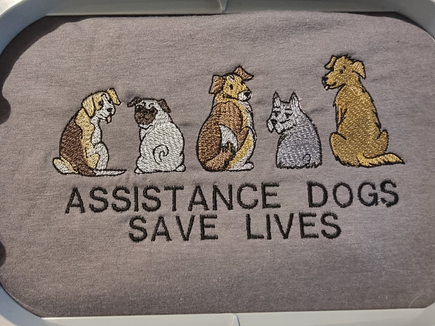Assistance dogs save lives t shirt