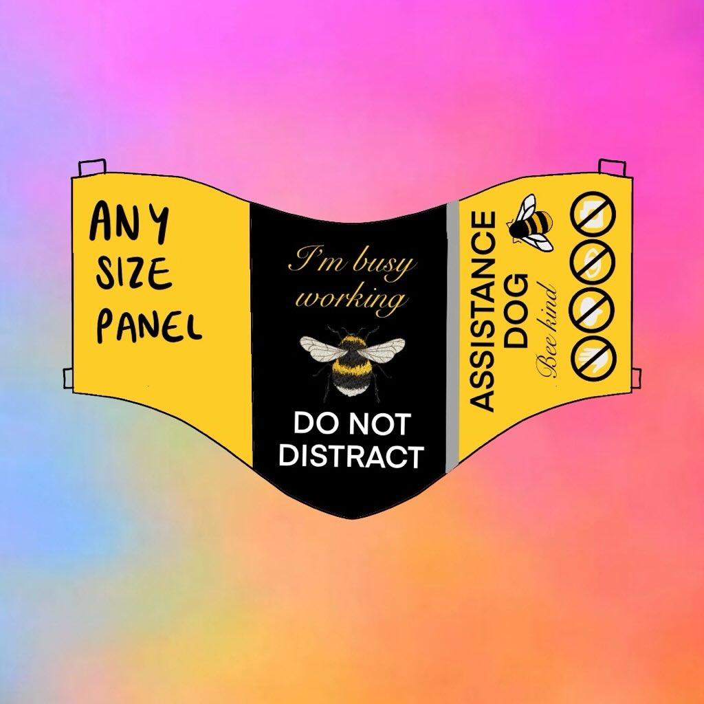 Predesigned assistance dog vests