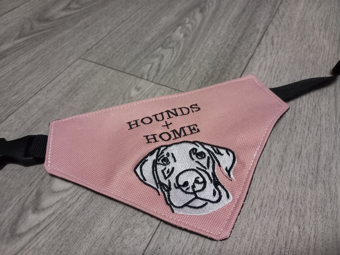 Custom embroidered dog bandana