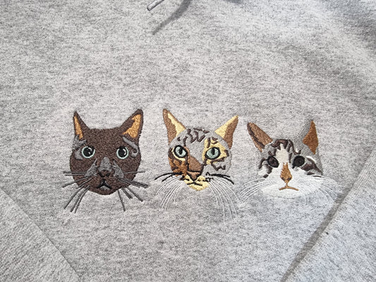 Pet portrait hoodies