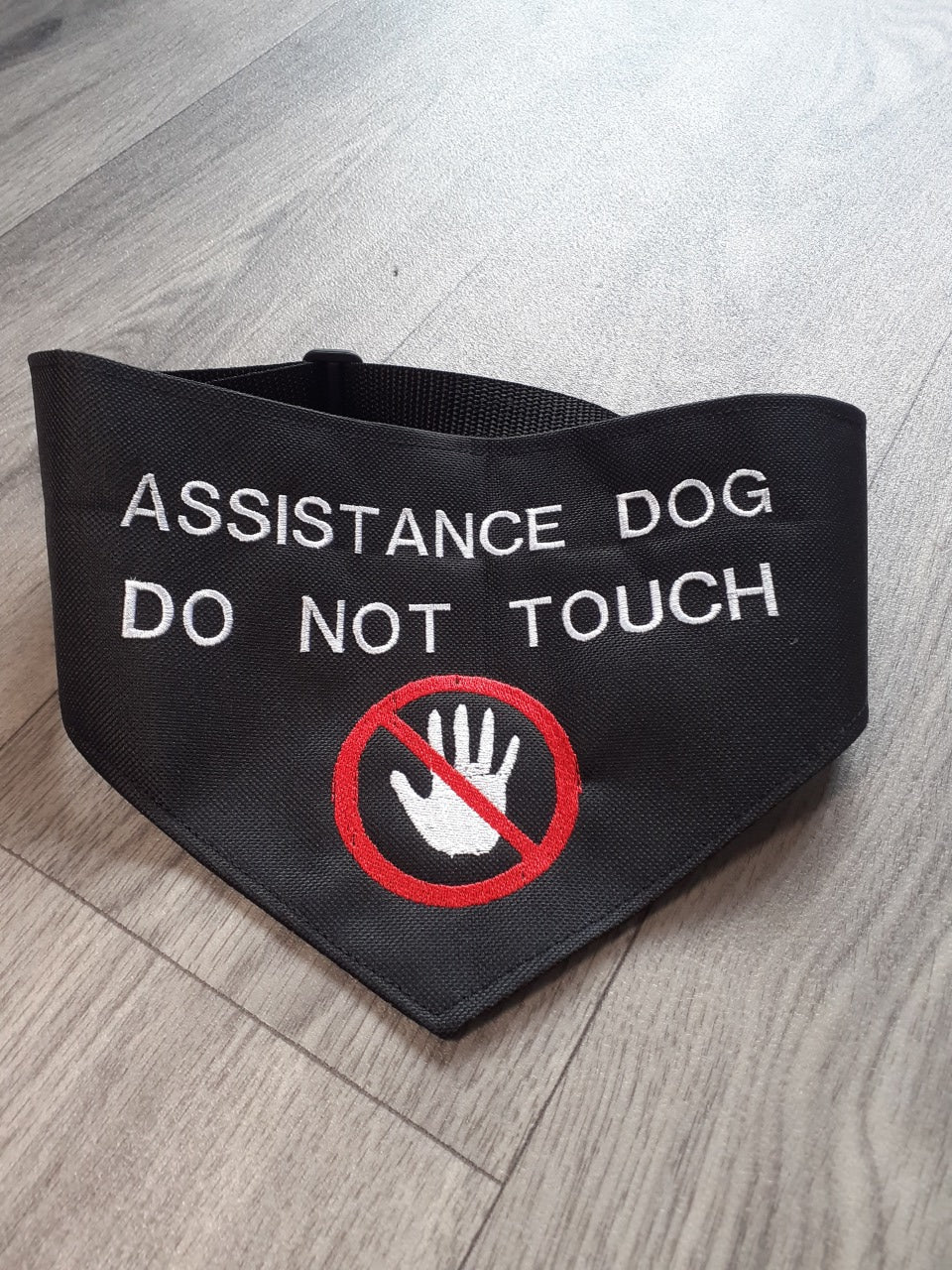 Custom embroidered dog bandana