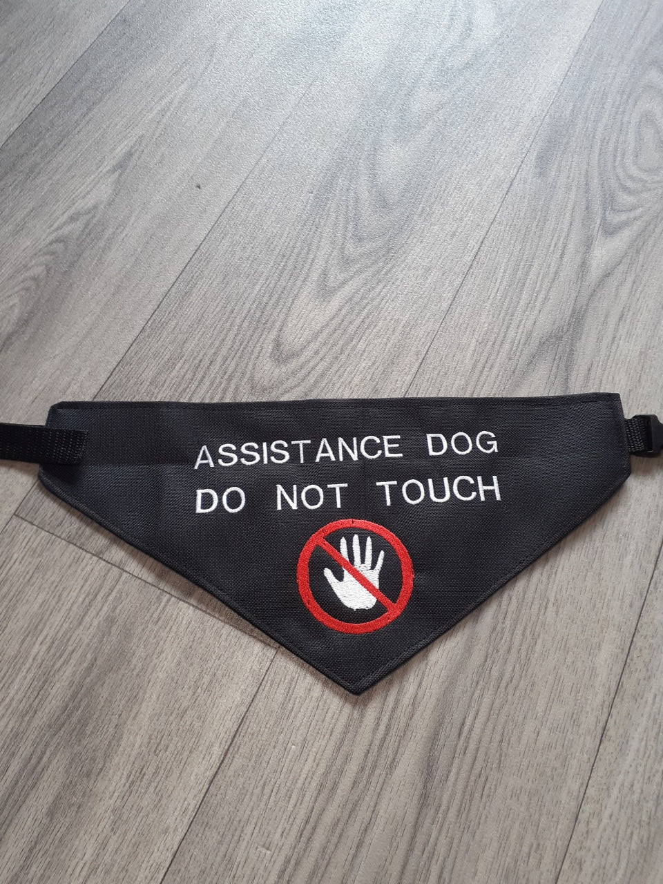 Custom embroidered dog bandana