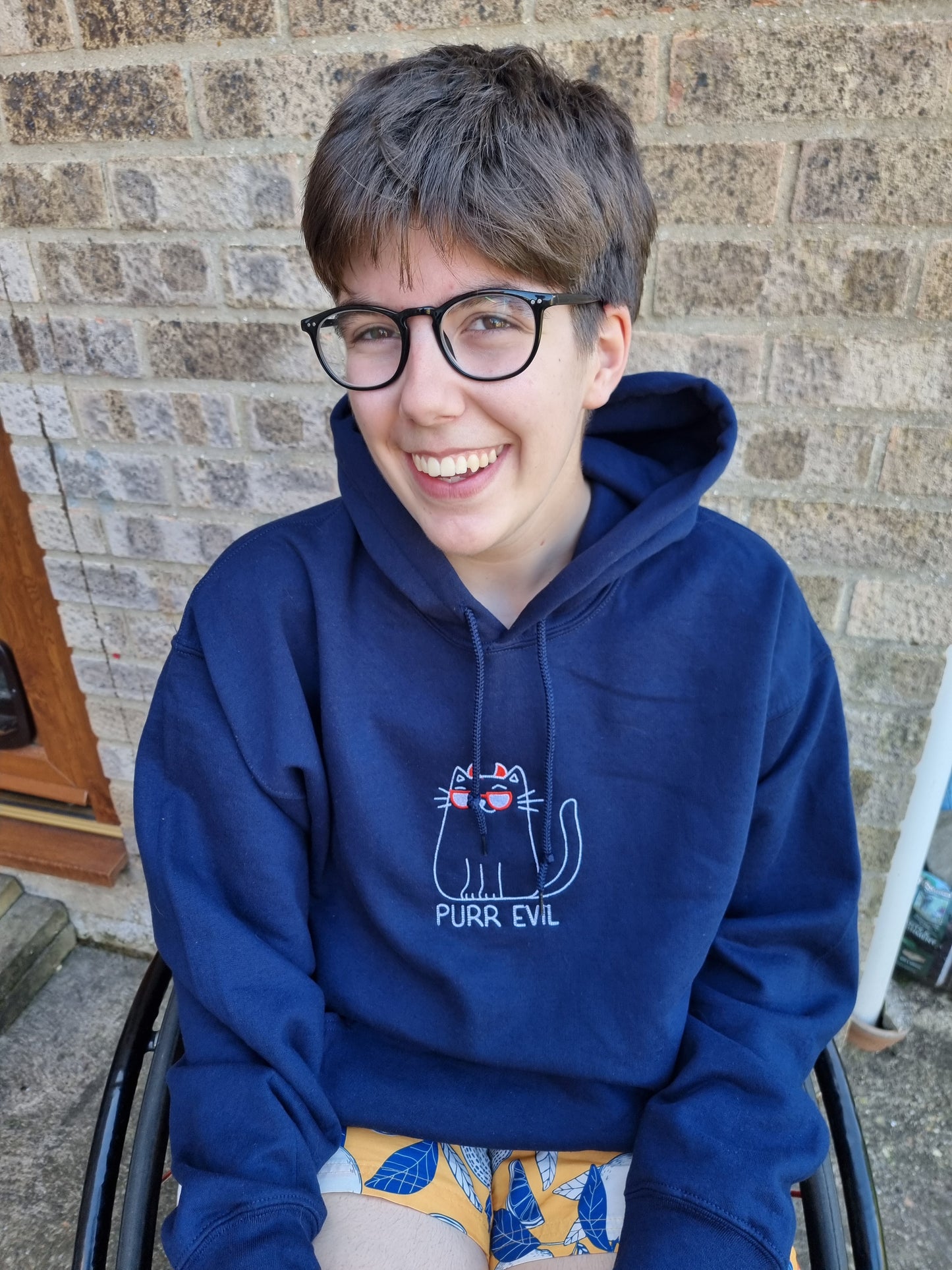 Purr evil hoodie